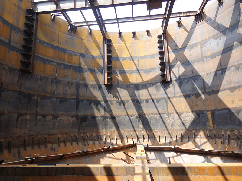 落灰斗内部结构