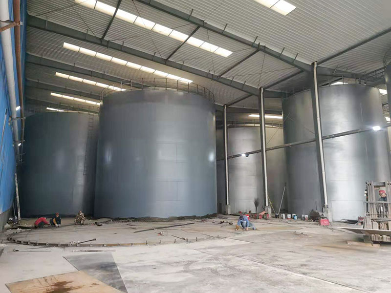 粮油室内储罐安装